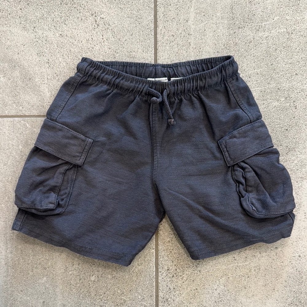 Zara Boys Grey Cargo Shorts, Sz 4-5 Years